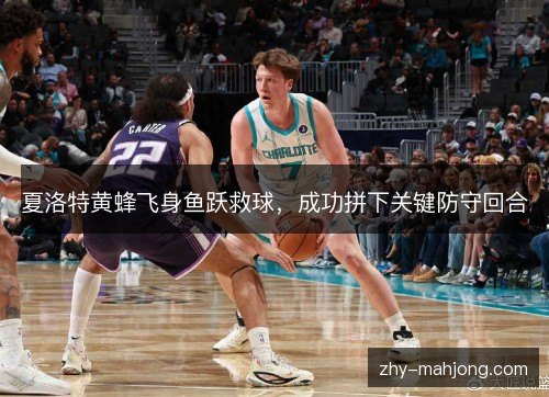 夏洛特黄蜂飞身鱼跃救球，成功拼下关键防守回合